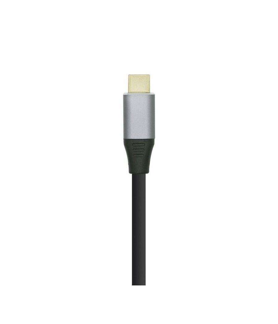 Cable Conversor Aisens A109-0393/ USB Tipo-C Macho - HDMI Macho/ 1.8m/ Negro - Imagen 3