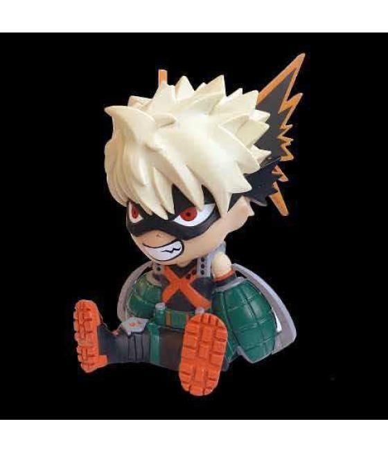 Figura hucha plastoy my hero academia katsuki bakugo tirelire re - run 18cm