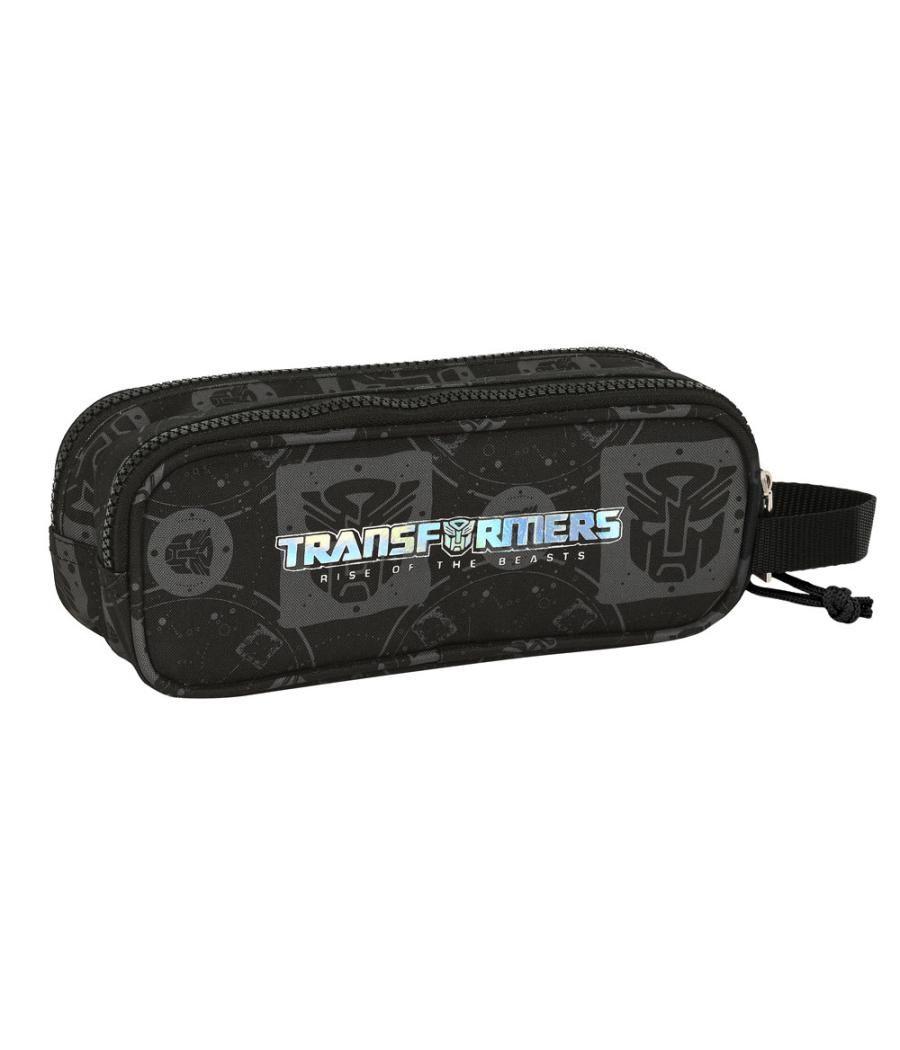 Bolso escolar portatodo safta doble transformers 80x210x60 mm