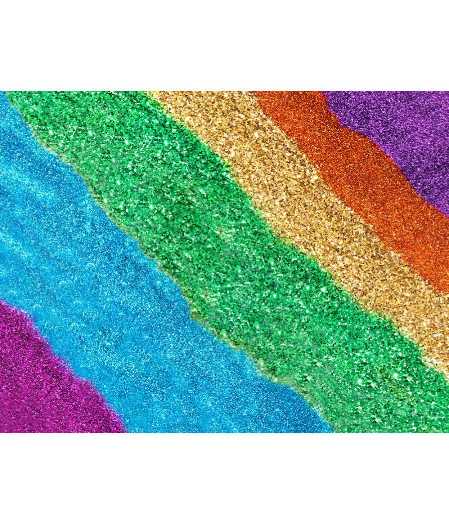 Purpurina liderpapel fantasía colores metélicos pasteles surtidos bote de 250 gr pack 6 unidades