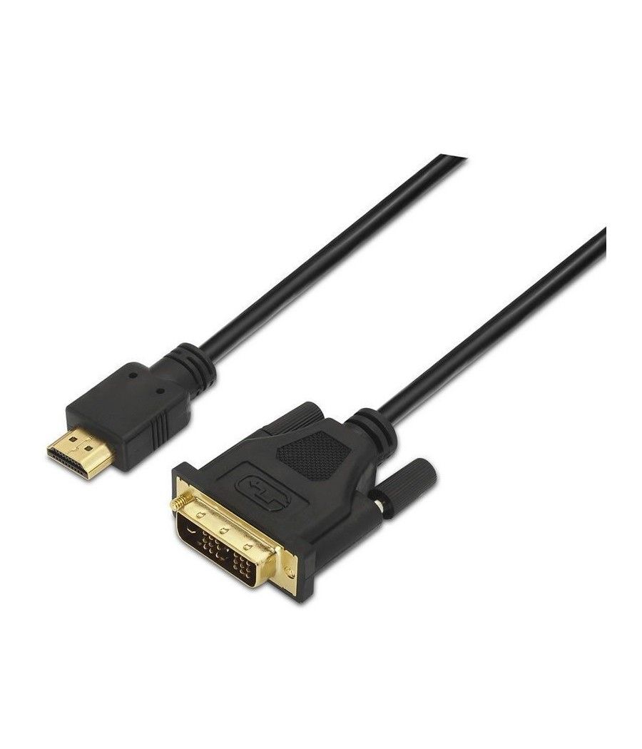 Cable HDMI Aisens A117-0090/ DVI Macho - HDMI Macho/ 1.8m/ Negro - Imagen 1