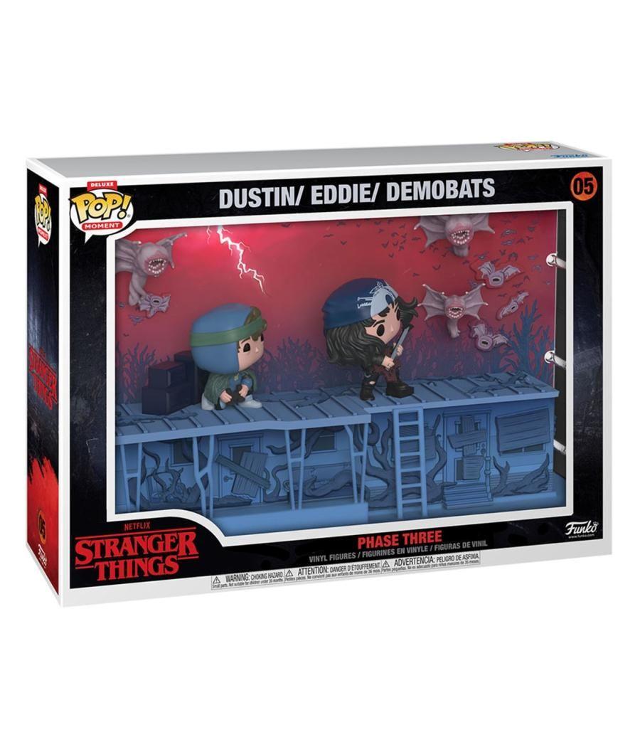 Funko pop moments deluxe pack 2 stranger things fase 3 eddie & dustin 70257