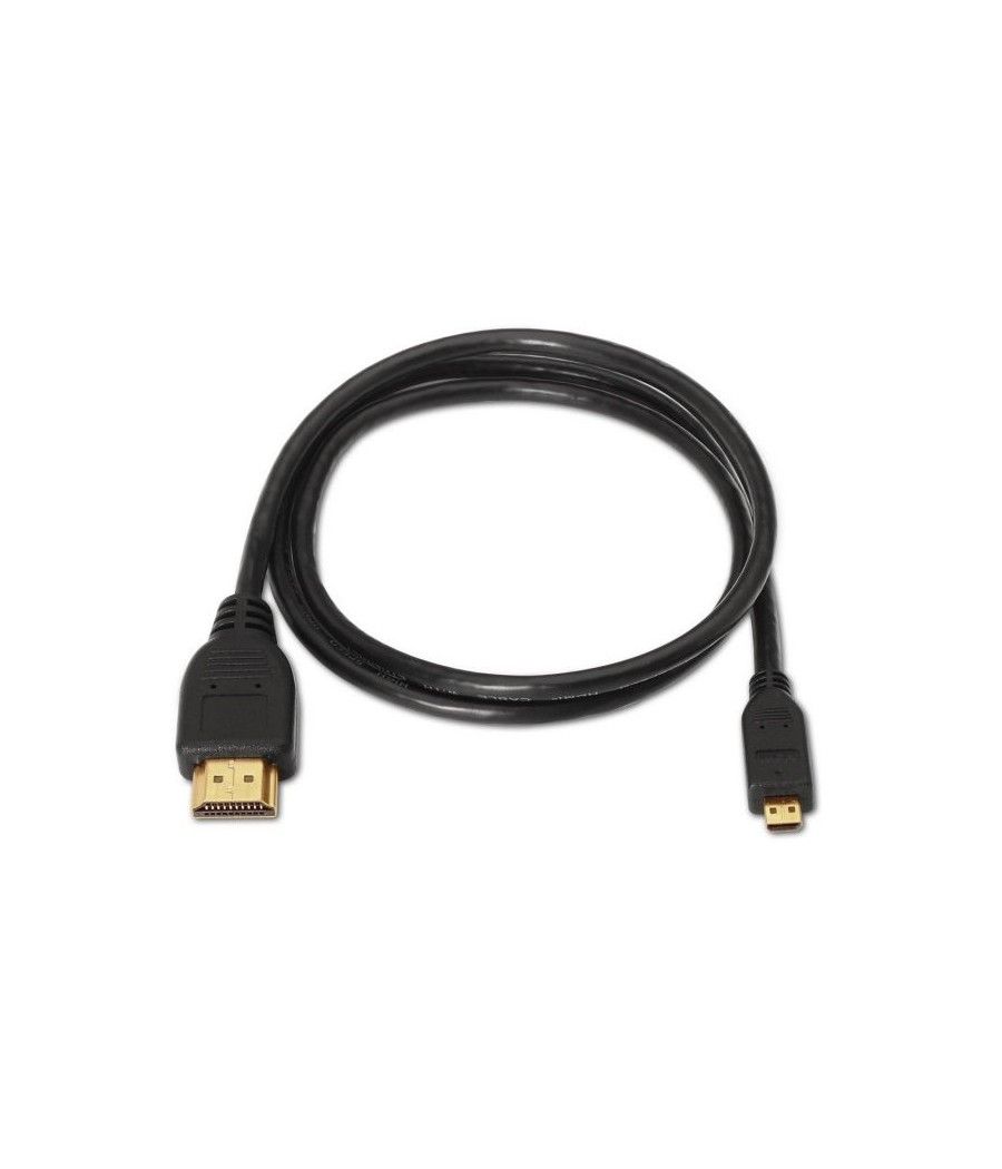 Cable Micro HDMI Aisens A119-0116/ HDMI - Micro HDMI/ 0.8m/ Negro - Imagen 2