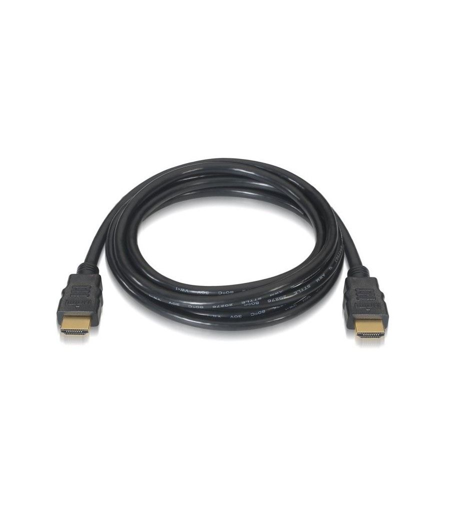 Cable HDMI 2.0 4K Aisens A120-0118/ HDMI Macho - HDMI Macho/ 0.5m/ Certificado/ Negro - Imagen 2