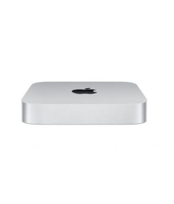Ordenador apple mac mini silver m2 - chip m2 8c - ssd 256gb - gpu 10c