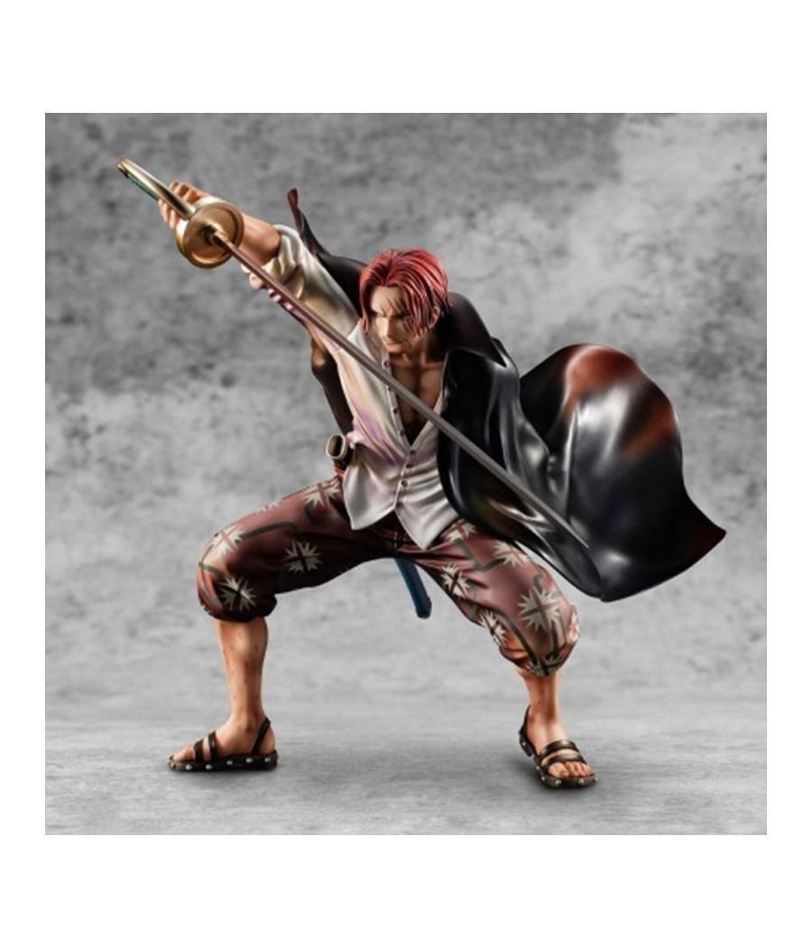 Figura megahouse one piece p.o.p. playback memories one piece pelirrojo shanks