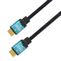 Cable hdmi 2.0 4k aisens a120-0359/ hdmi macho - hdmi macho/ 5m/ negro/ azul