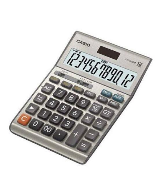 Casio calculadora de oficina sobremesa blanco 12 dígitos df-120bm