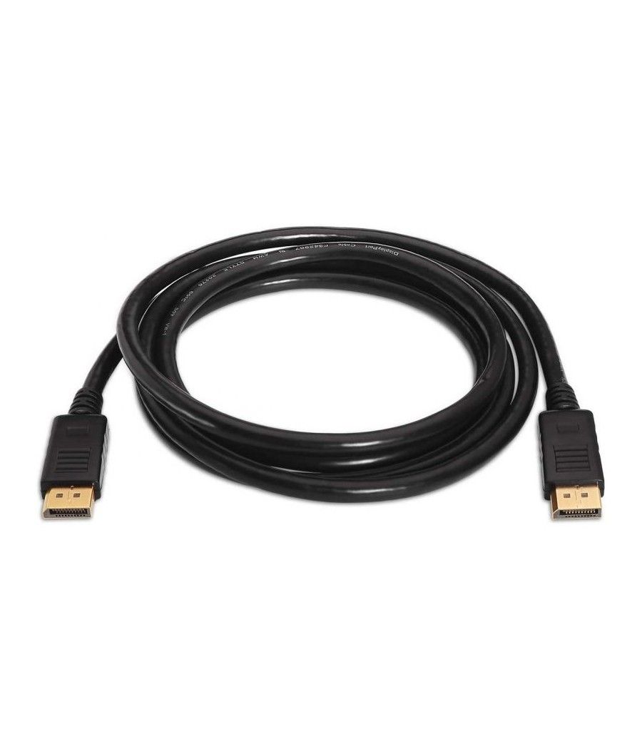 Cable Displayport 1.2 4K Aisens A124-0129/ Displayport Macho - Displayport Macho/ 2m/ Negro - Imagen 2