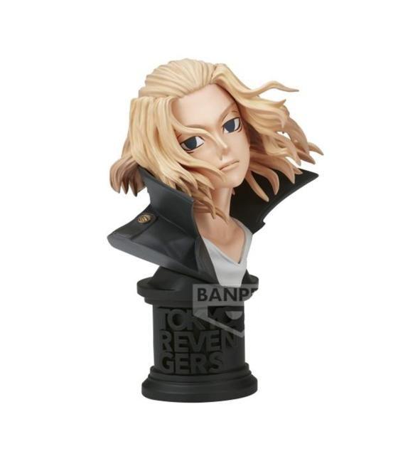 Figura banpresto tokyo revengers faceculptures manjiro sano 10cm