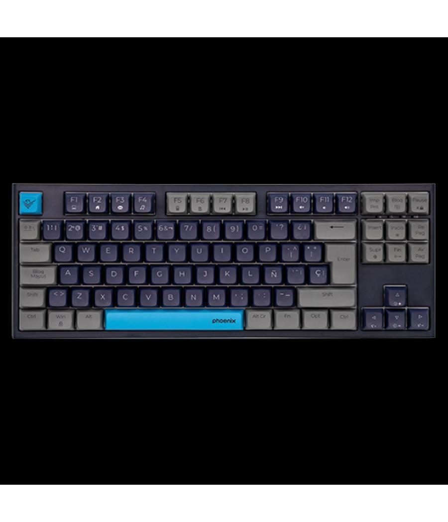 Teclado gaming royal pbt mecanico negro