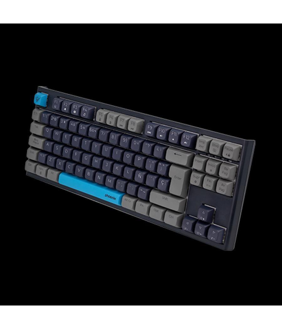 Teclado gaming royal pbt mecanico negro