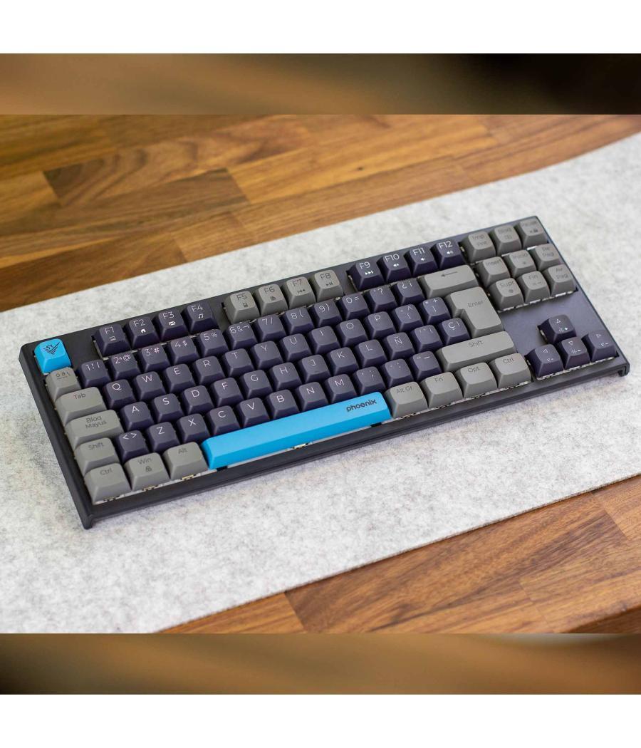 Teclado gaming royal pbt mecanico negro