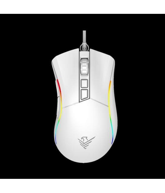 Ratón gaming void 12000 dpi de alto rendimiento blanco