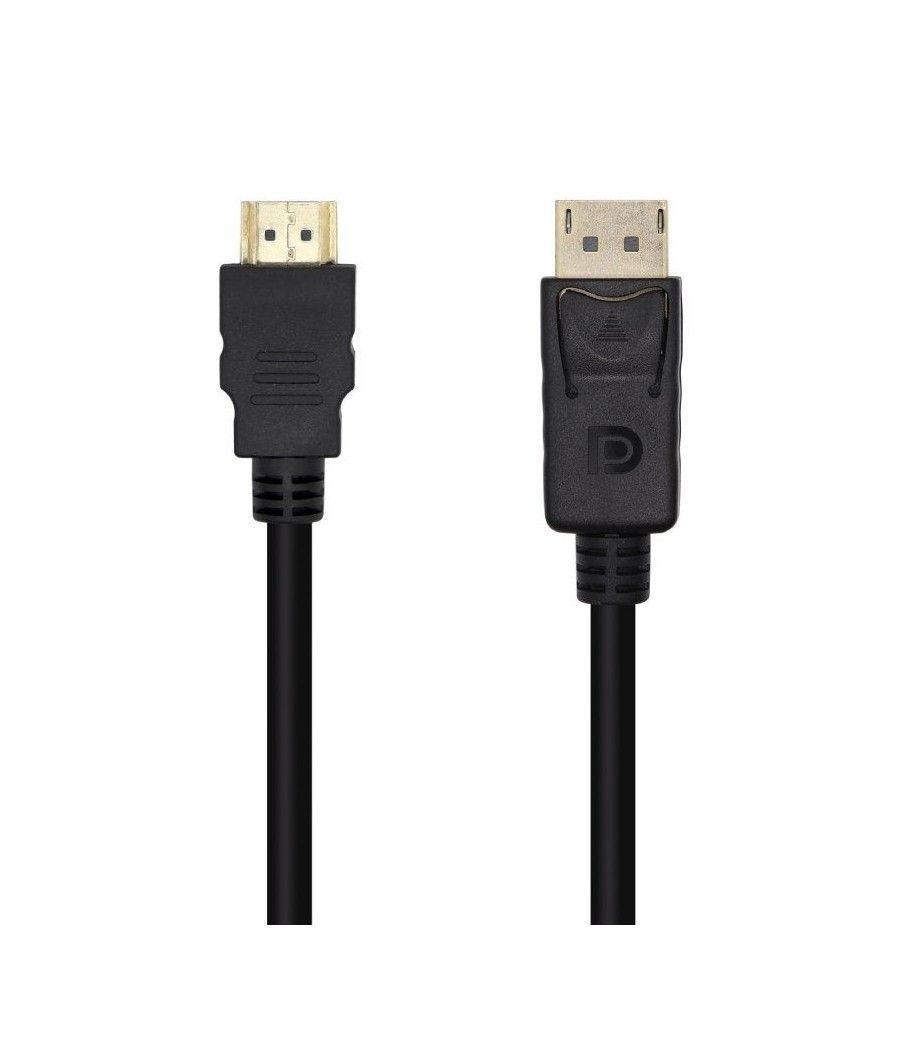 Cable Conversor Aisens A125-0461/ Displayport Macho - HDMI Macho/ 5m/ Negro - Imagen 1