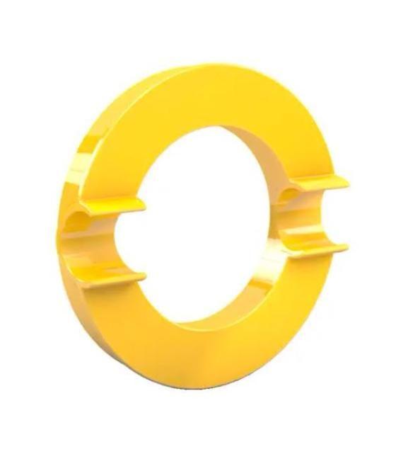 Novus dahle 95551 imán mega magnet círculo xl ø8cm c/enganche amarillo