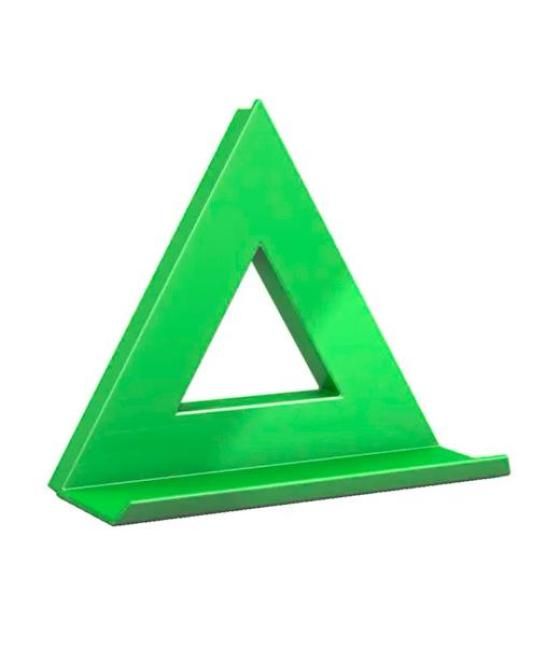 Novus dahle 95552 imán mega magnet triángulo xl 9x9cm c/bandeja verde