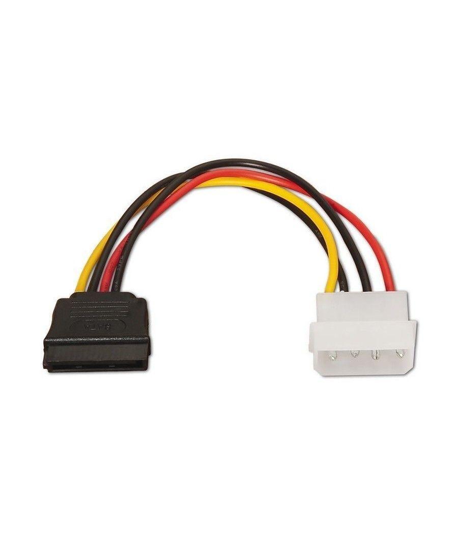 Cable Alimentación SATA Aisens A131-0158/ Molex 4 PIN Macho - SATA Hembra/ 16cm - Imagen 1