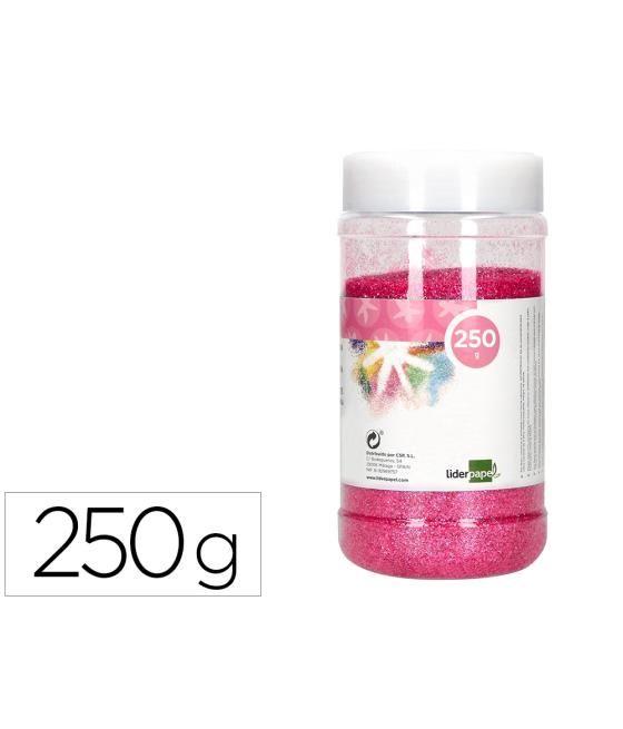 Purpurina liderpapel fantasía color metélico rosa pastel bote de 250 gr