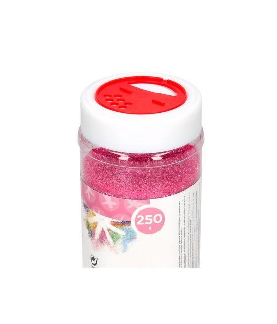 Purpurina liderpapel fantasía color metélico rosa pastel bote de 250 gr