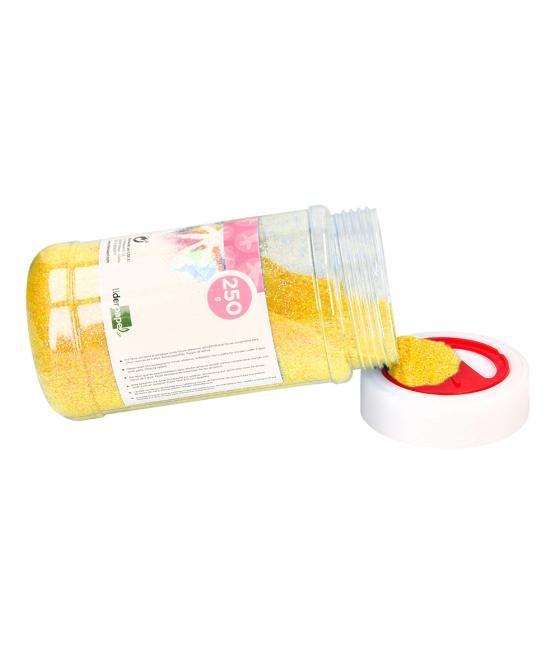 Purpurina liderpapel fantasía color metélico amarillo pastel bote de 250 gr