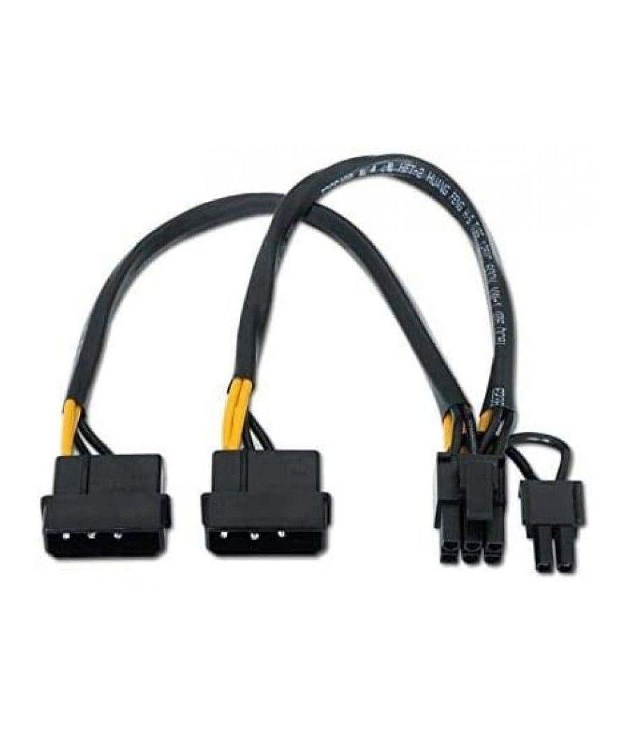 Cable Alimentación Tarjeta Gráfica Aisens A131-0165/ 2x Molex Macho - Molex 6+2 PIN Macho/ 0.2m - Imagen 2