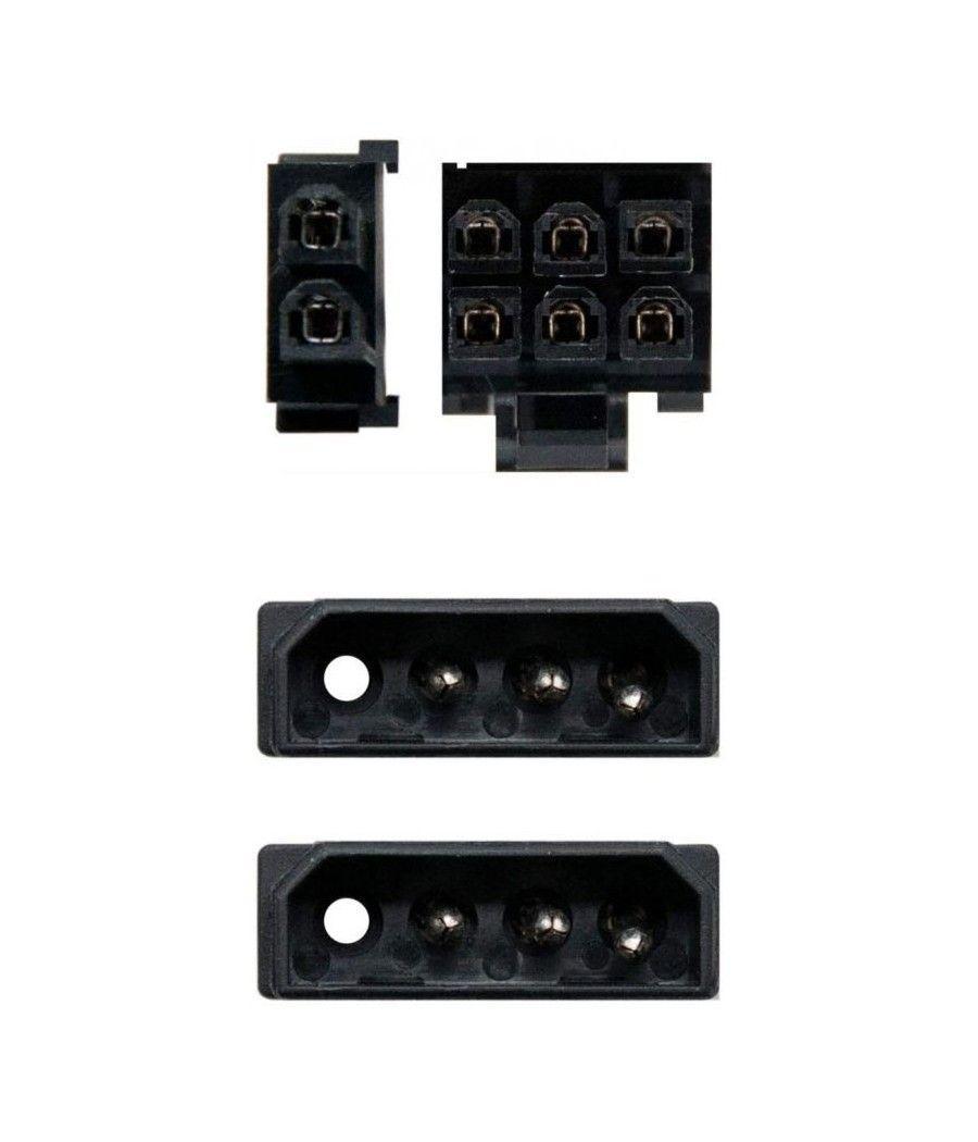 Cable Alimentación Tarjeta Gráfica Aisens A131-0165/ 2x Molex Macho - Molex 6+2 PIN Macho/ 0.2m - Imagen 4