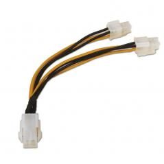 Cable alimentación para microprocesador aisens a131-0166/ 4+4 pin macho - molex 4 pin hembra/ 15cm