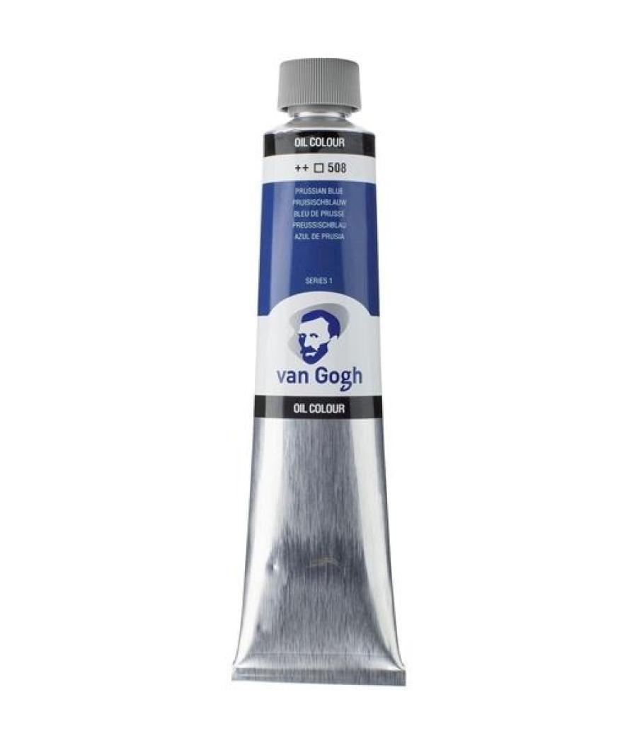 Talens van gogh pintura al óleo tubo 200ml azul de prusia 508 transparente