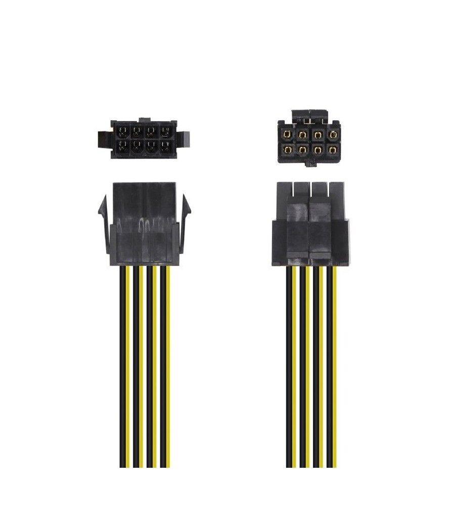 Cable de Alimentación Microprocesador Aisens A131-0419/ Molex -4+4 PIN Macho - Molex 8 PIN Hembra/ 30cm - Imagen 2