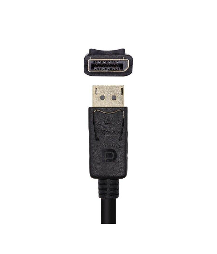 Cable Displayport 1.2 4K Aisens A124-0455/ Displayport Macho - Displayport Macho/ 1m/ Negro - Imagen 2