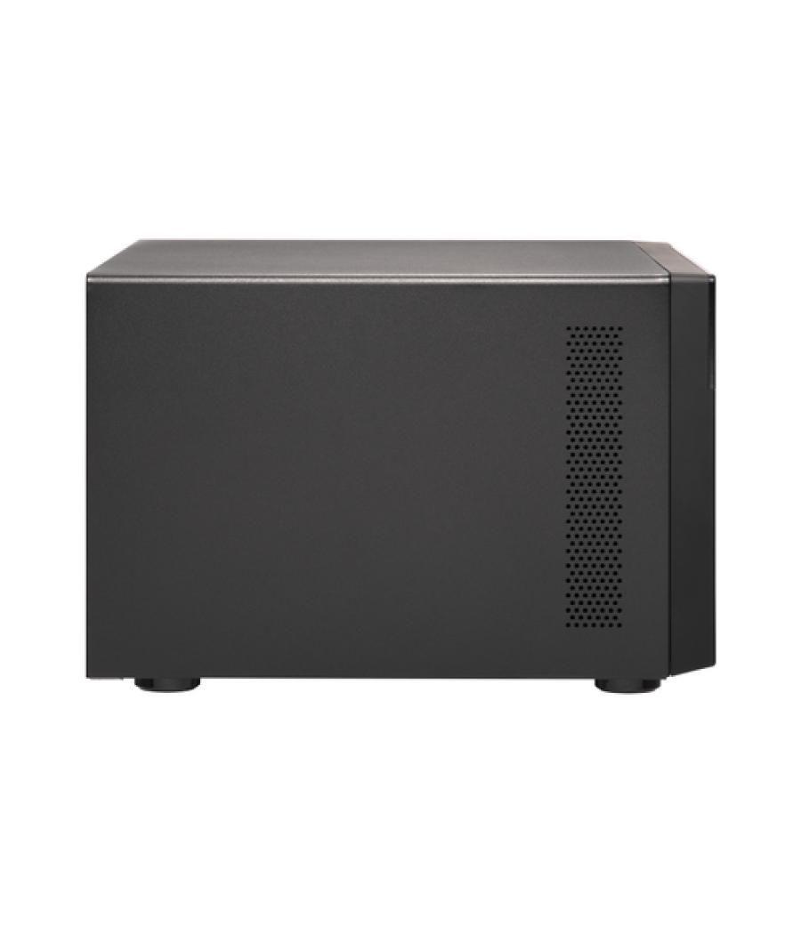 QNAP TL-D800C caja para disco duro externo Carcasa de disco duro/SSD Negro, Gris 2.5/3.5"
