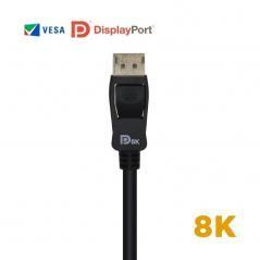 Cable Displayport 1.4 8K Aisens A149-0430/ Displayport Macho - Displayport Macho/ 0.5m/ Certificado/ Negro - Imagen 3