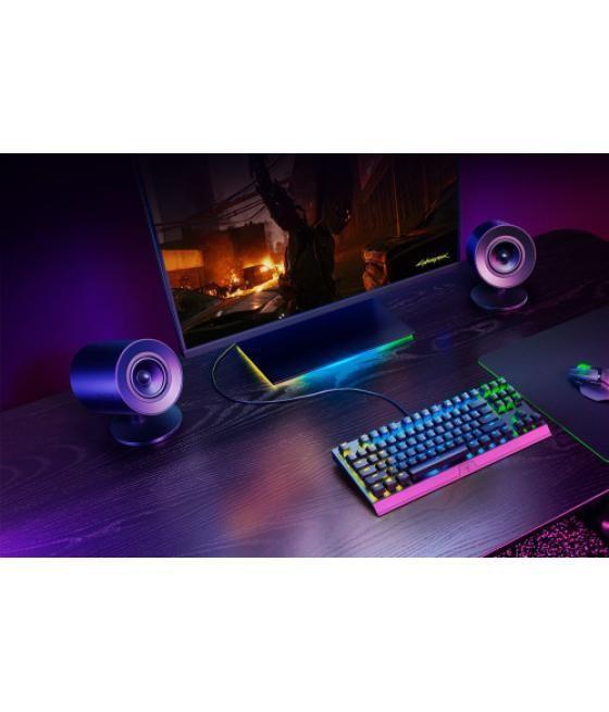 Razer nommo v2 x rango completo negro inalámbrico y alámbrico