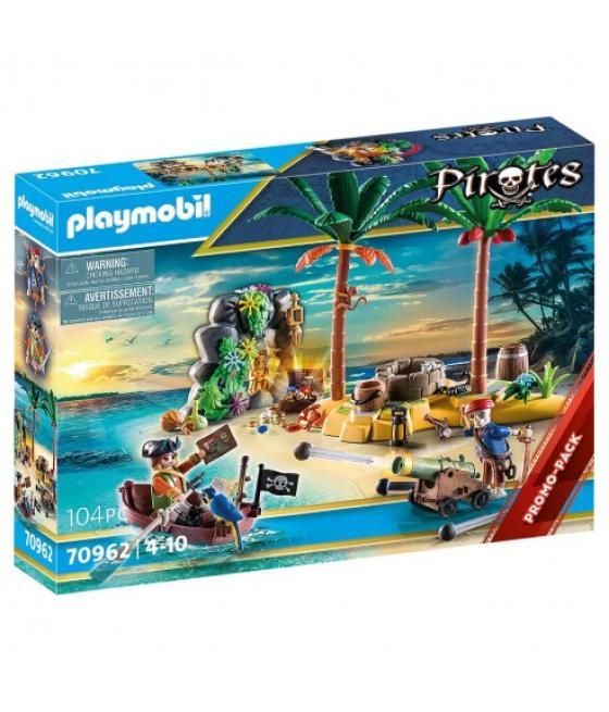 Playmobil isla del tesoro con esqueleto