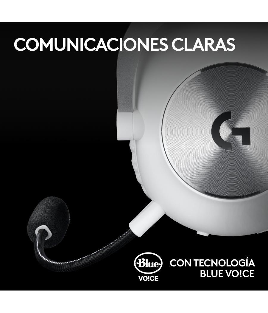 Auriculares con microfono logitech g pro x 2 lightspeed gaming wireless inalambrico blanco