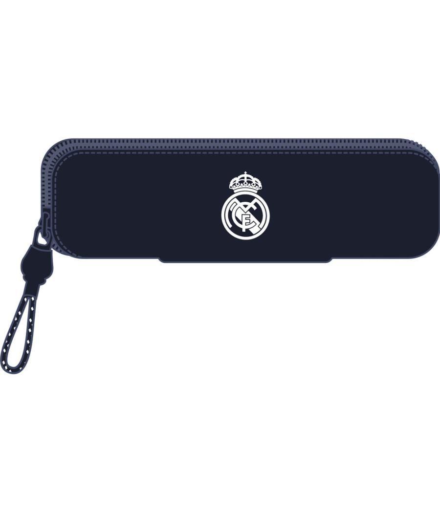 Bolso escolar portatodo safta estrecho silicona real madrid 1 equipacion 23/24 55x200x20 mm