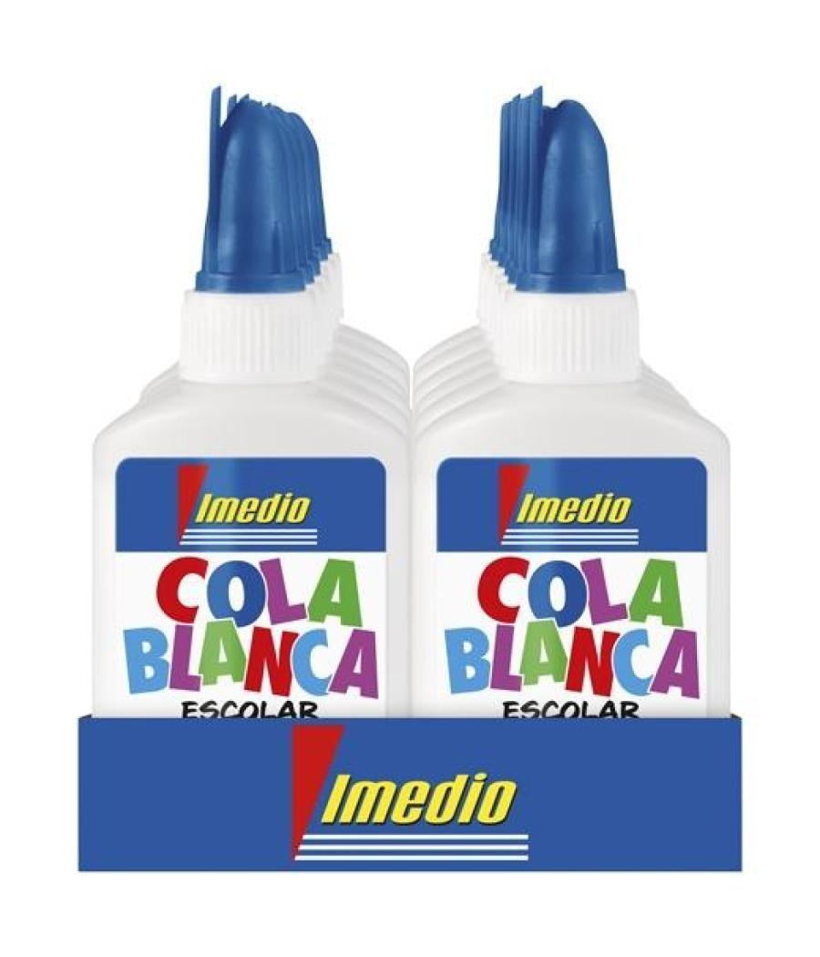 Imedio cola blanca nuevo diseño bote 40gr nuevo diseño pack 12 unidades