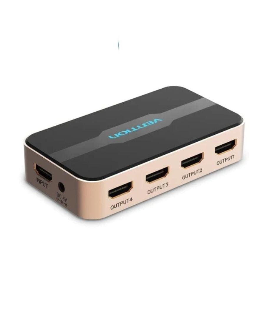 Duplicador vention accg0-eu/ 4 hdmi hembra - hdmi macho