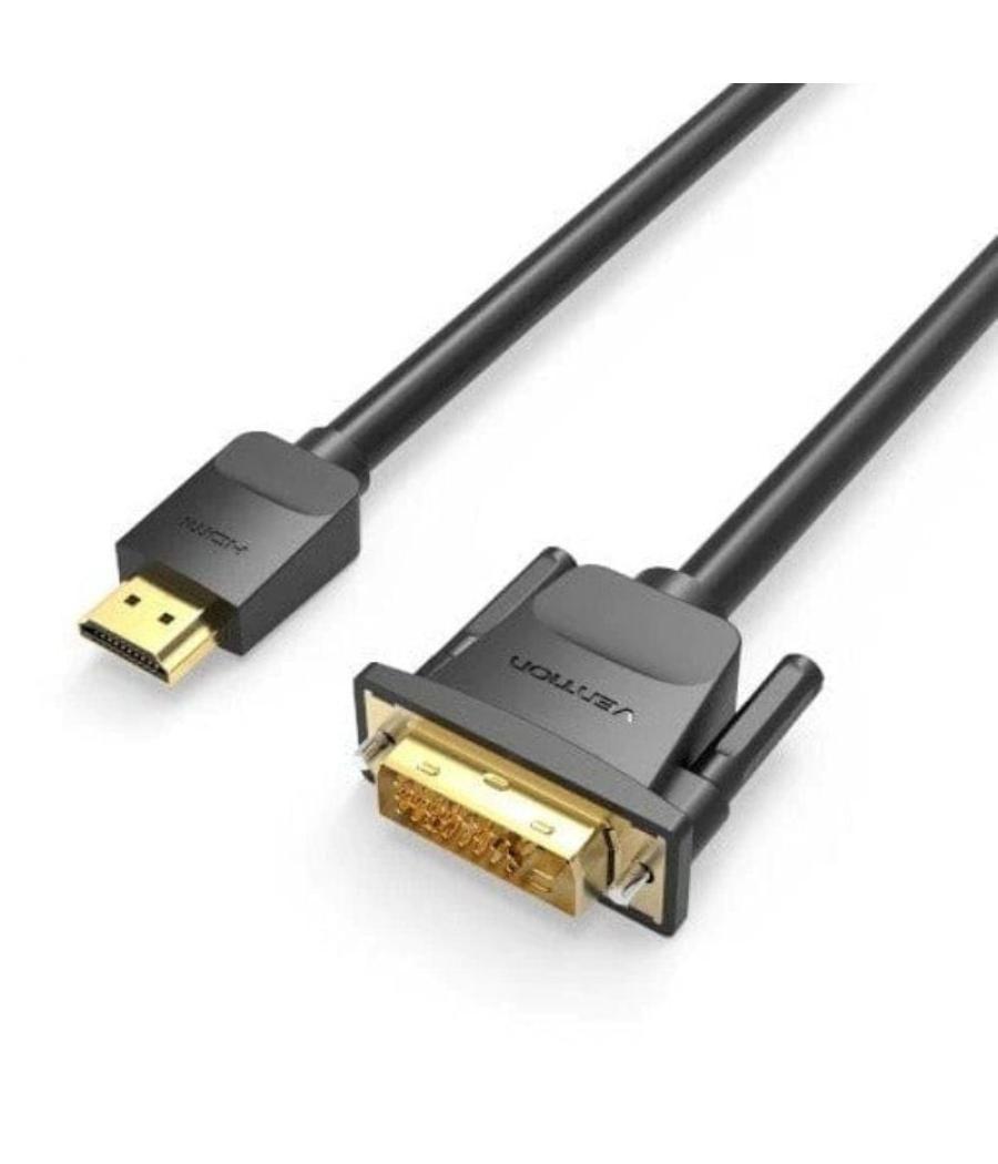 Cable conversor vention abfbf/ dvi macho - hdmi macho/ 1m/ negro