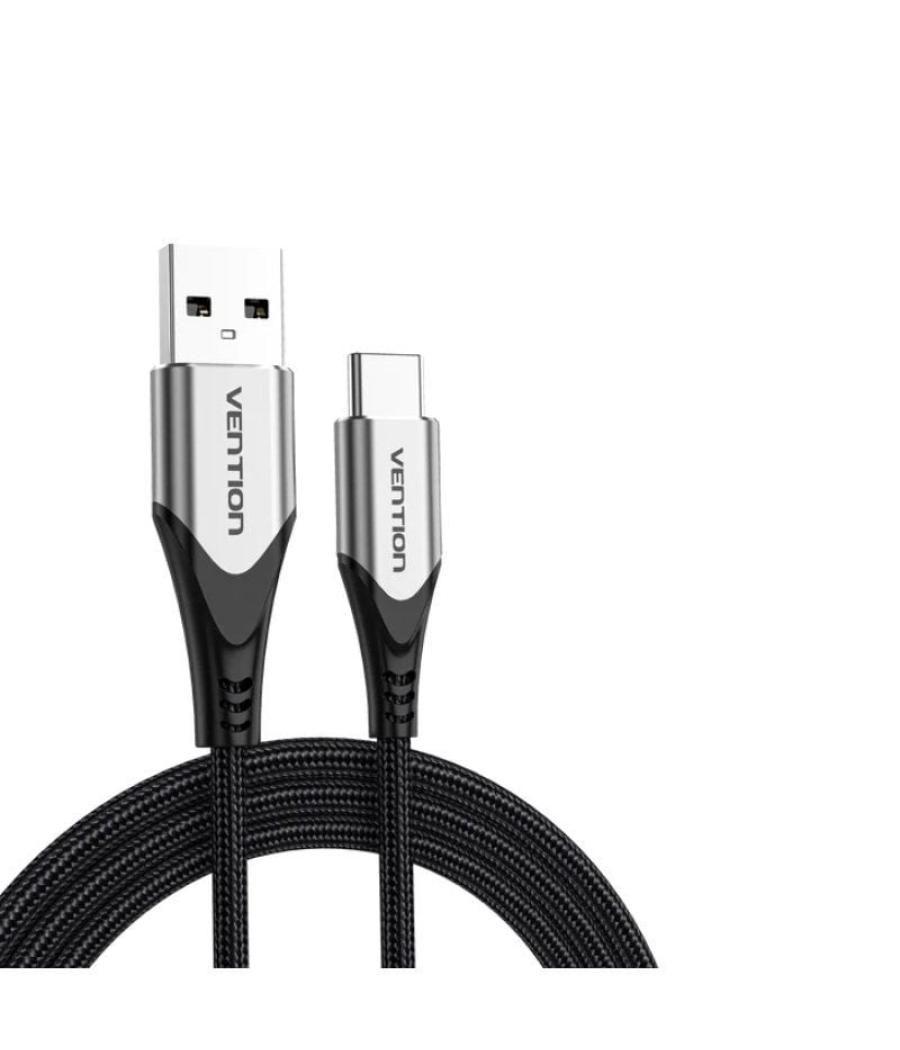 Cable usb 2.0 tipo-c vention codhg/ usb macho - usb tipo-c macho/ 1.5m/ gris