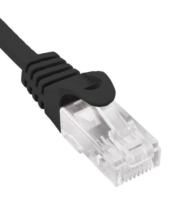 Cable de red rj45 utp phasak phk 1720 cat.6/ 20m/ negro