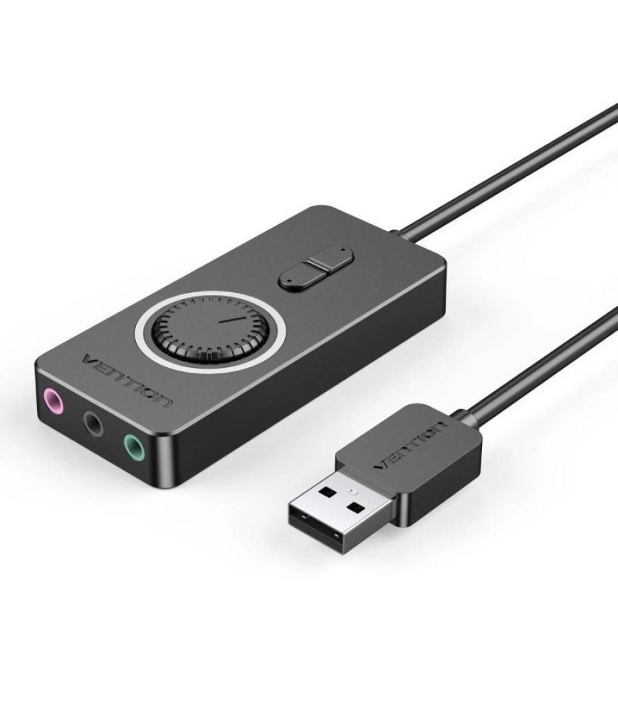 Adaptador usb 2.0 vention cdrbb/ usb macho - 3x jack 3.5 hembra