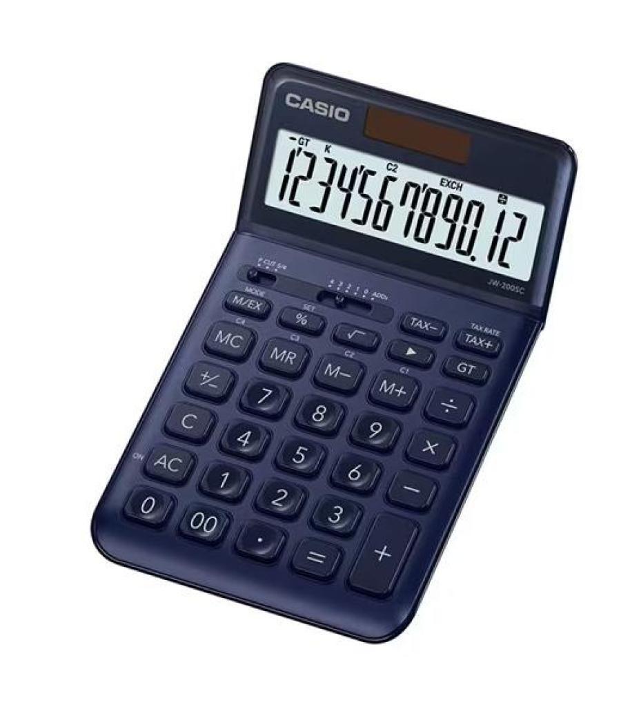 Casio calculadora de oficina sobremesa 12 dígitos azul marino