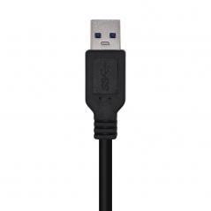 Cable USB 3.0 Impresora Aisens A105-0445/ USB Macho - USB Macho/ 3m/ Negro - Imagen 3