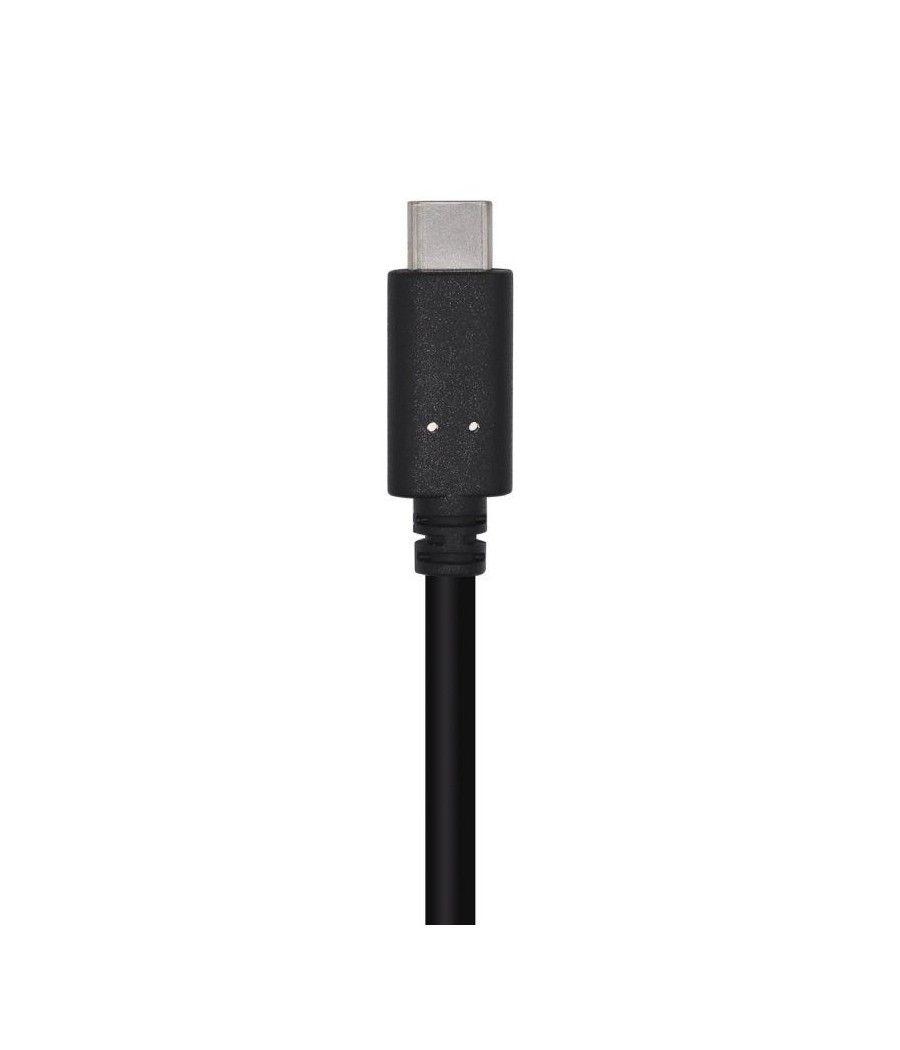 Cable USB 3.1 Aisens A107-0450/ USB Tipo-C Macho - USB Macho/ 1.5m/ Negro - Imagen 2