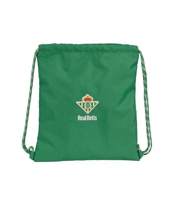 Saco plano safta reciclado real betis balompie 400x350x10 mm