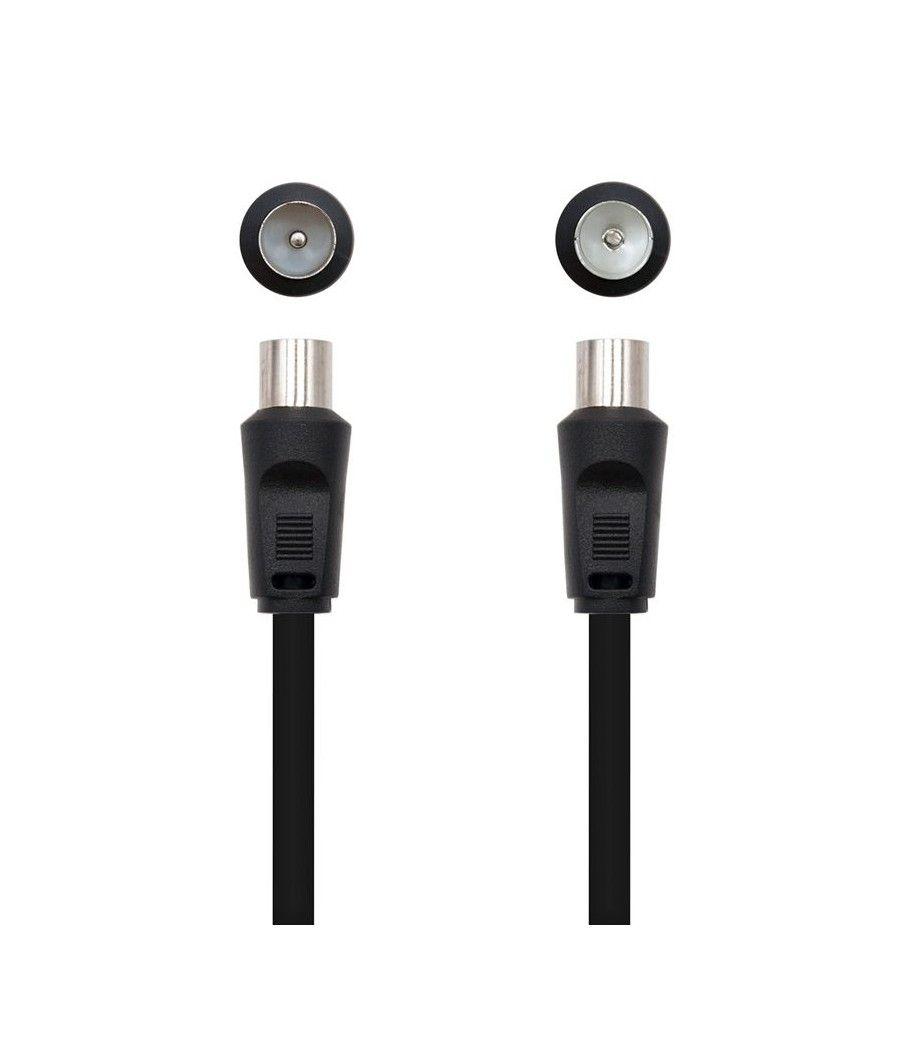 Cable de Antena Nanocable 10.26.0202/ 3C-2V Macho - 3C-2V Hembra - Imagen 1