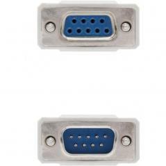 Cable Serie RS232 Nanocable 10.14.0203/ DB9 Macho - DB9 Hembra/ 3m/ Beige - Imagen 3