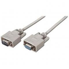 Cable Serie RS232 Nanocable 10.14.0203/ DB9 Macho - DB9 Hembra/ 3m/ Beige - Imagen 4